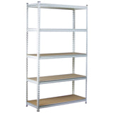 KING'S RACK 5-Tier White Steel Storage Rack (Various Size)