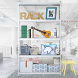 KING'S RACK 5-Tier White Steel Storage Rack (Various Size)