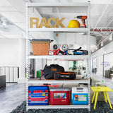 KING'S RACK 5-Tier White Steel Storage Rack (Various Size)