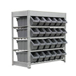 Customized Design - Bin Rack Storage System in 4 Tiers