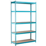 KING'S RACK 5-Tier Blue Steel Storage Rack  (Various Size)