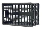 Stackable Rectangular Storage Basket / Milk Crate - 7 Gallon - Size 18.5” x 12” x 9.5” Tall