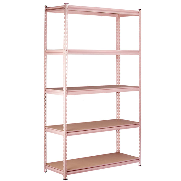 KING'S RACK 5-Tier Pink Steel Storage Rack (Various Size)