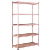KING'S RACK 5-Tier Pink Steel Storage Rack (Various Size)