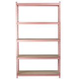 KING'S RACK 5-Tier Pink Steel Storage Rack (Various Size)